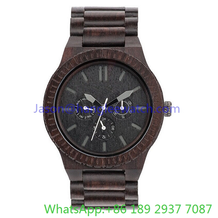 2016 Top-Quality Wood Watches Multi-Function Quartz Watch (Hl-Ja 15023)