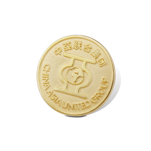 Metal Badge, Organizational Pin with Diamonds (GZHY-LP-009)