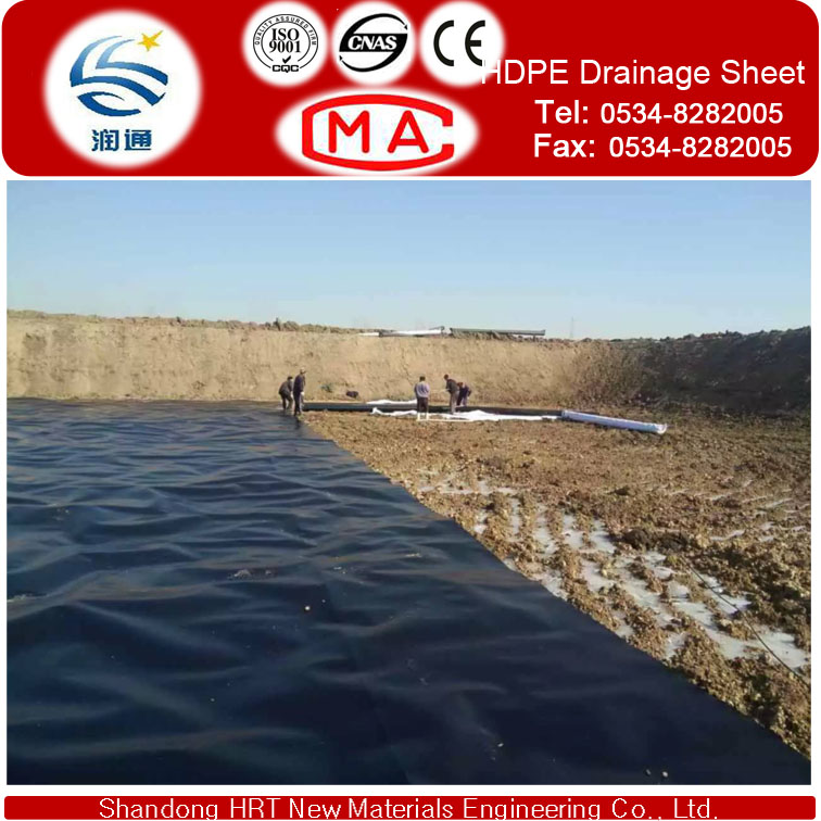 HDPE Geomembrane with One Side Textured for Dam Construction