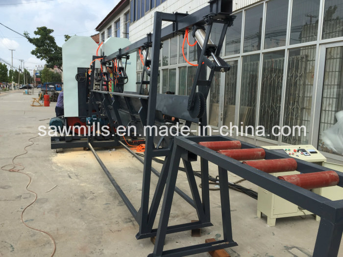 Double Head Vertical Band Saw Wood Cutting Sawmill Woodworking Machine