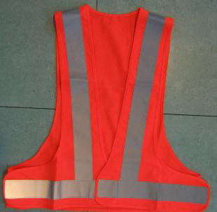 Fashion Safety Vest with Visible Reflective Strip