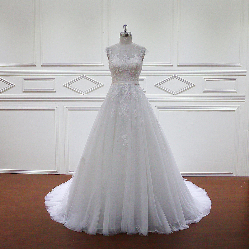 Ivory Hot Selling A-Line Bridal Dresses