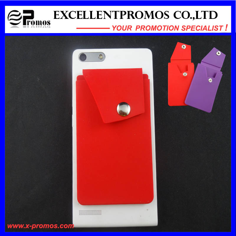 2016 New Design Silicone Mobile Phone Card Holder