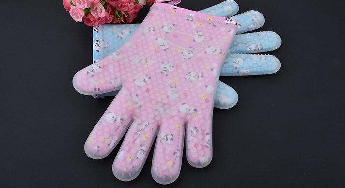 Colorful Panda Pattern Heat Resistant Silicone Glove