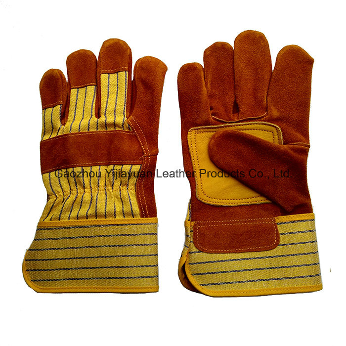 Safety Leather Working Gloves with Ce En388