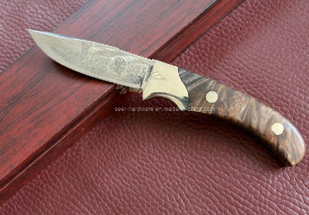 Wood Handle Fixed Knife (SE-0474)