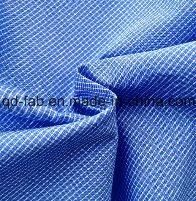 100%Cotton Yarn Dyed Shirting Fabric (QF13-0396)