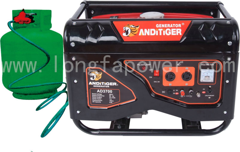 3kw / 3kVA Portable Silent Gasoline Engine Generator for Home Use