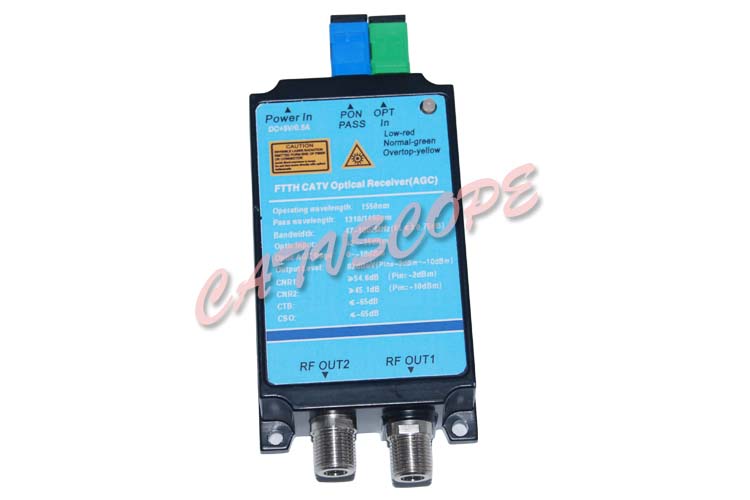 Catvscope Csp-1010wd FTTH Wdm 2 Outputs Optical Receiver/Optical Nod