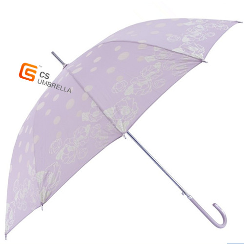 Straight Print Cloth Fashion Girls Umbrella (YS-1017A)