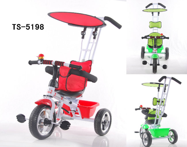 Top Popular Chinese Trike Toys Manufacturer Ce Approved Ride on Baby Trike with Backrest