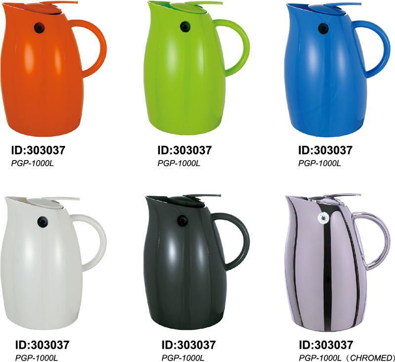 Glass Lined Plastic Vacuum Insulated Coffee Jug Pgp-1000L