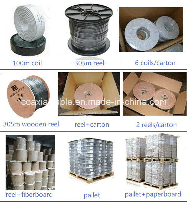 Rg59 Coaxial Cable Structured Cabling with Reach/RoHS Approved