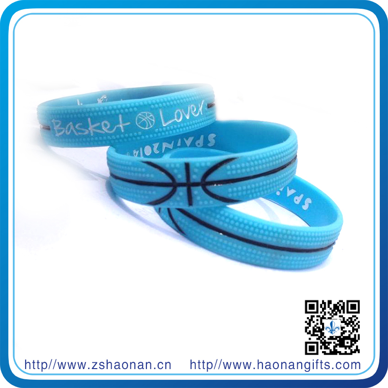 Hot Sale Custom Logo Printed Silicon Wristbands /Silcone Bracelet