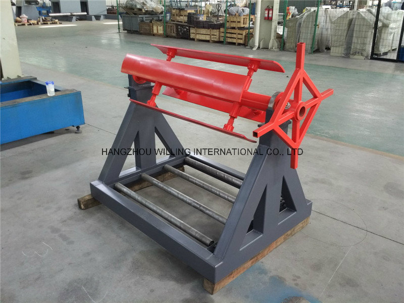 3 Tons Color Aluminium Sheet Metal Simple Uncoiler