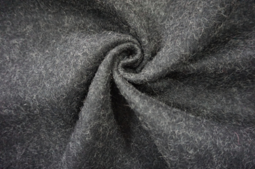 Black and White Wool Fabric with Others