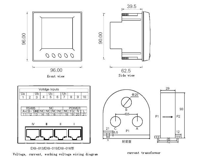 Ex8-015 Three Way Three Phase Power Meter