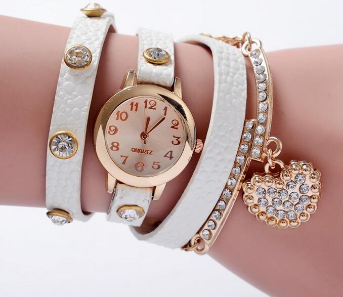 Yxl-405 2016 New Styles Selling Fashion Lady Watches Wrist Gift Lady Vogue Leather Bracelet Band Quartz Watch for Women