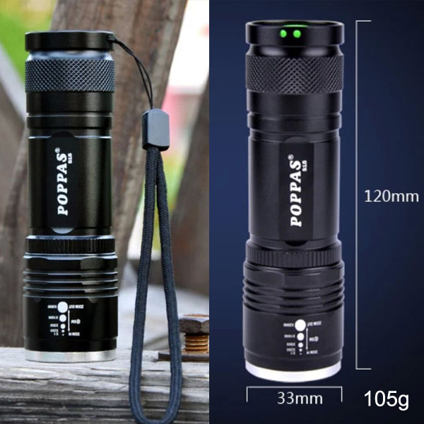 Alibaba Wholesale Aluminum Waterproof 10W LED Flashlight Torch