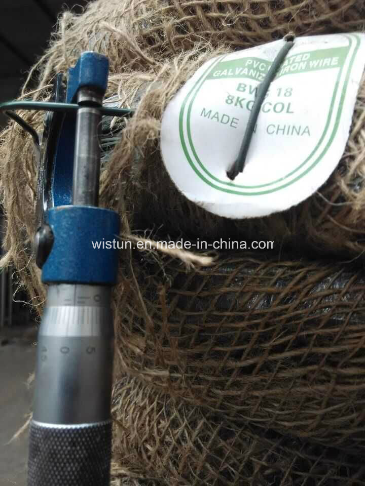 PVC Coated Tie Wire for Hanger Wire/PVC Coated Iron Wire Bwg21/18-Bwg8/6