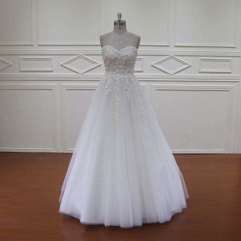 SL609 Pretty Sweetheart Ball Gown Bridal Wedding Dress 2016