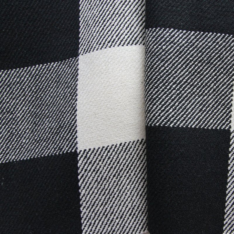 Hemp Yarn-Dyed Plaid Fabric (QF13-0074)