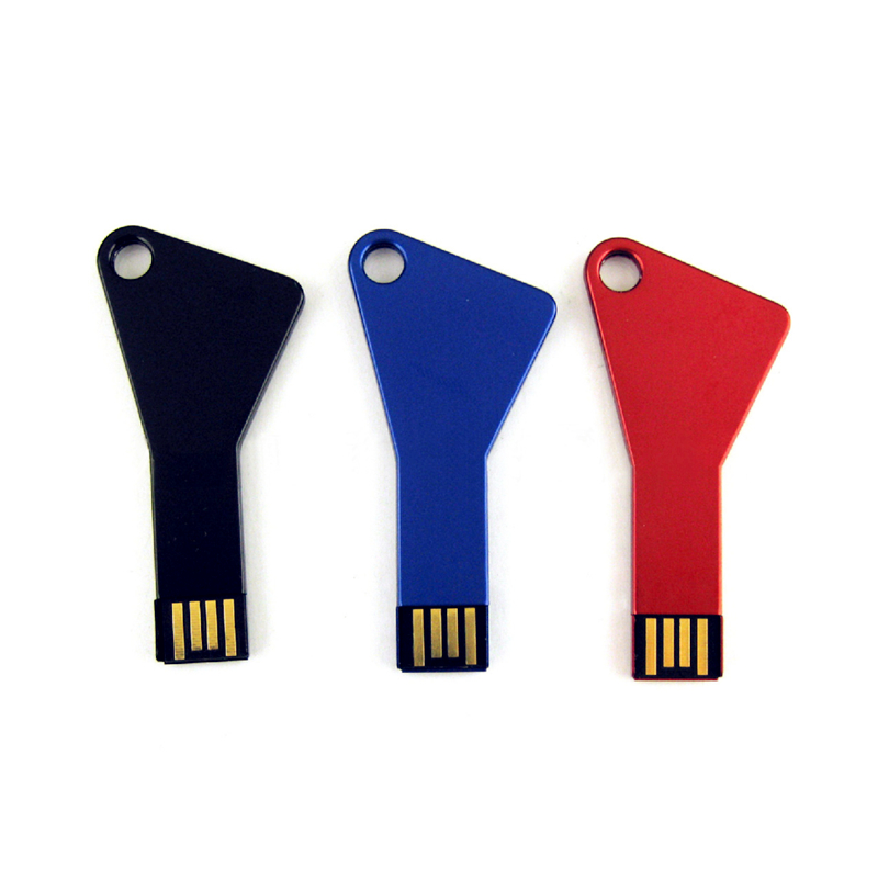 Cheap Key Shape Promotional Customized Logo Colorful USB Flash Pendrive