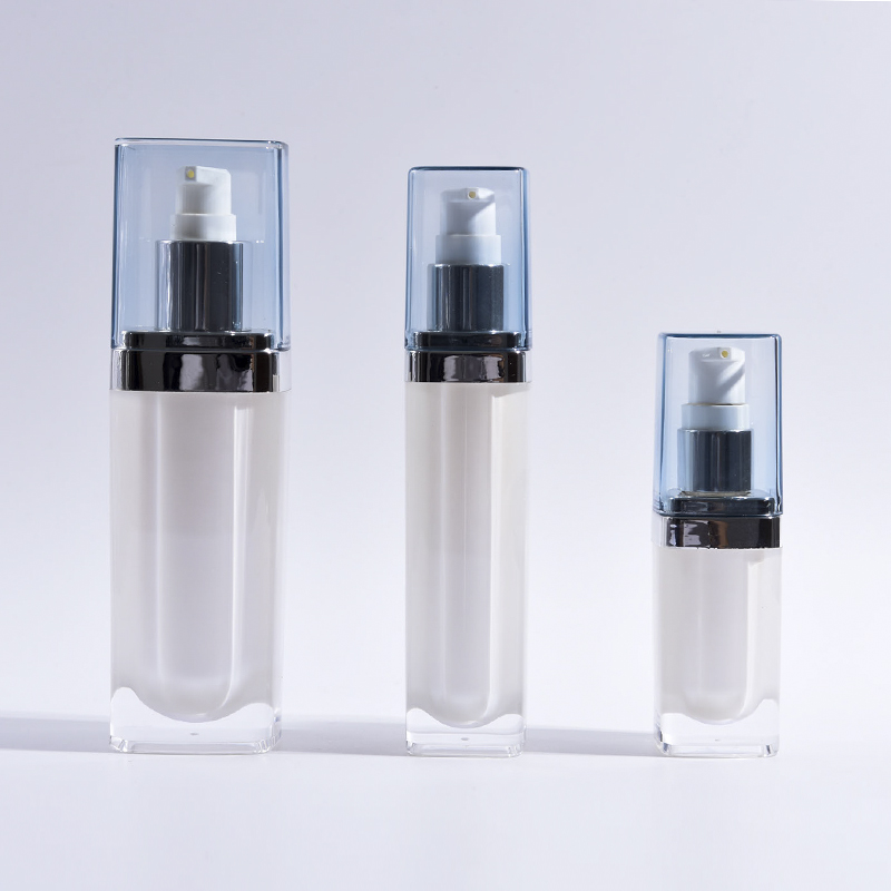 Square Cosmetic Acrylic Lotion Bottle (EF-L08)
