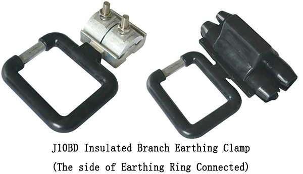 Insulated Aluminum Branch Earthing Clamp/Ground Clamp