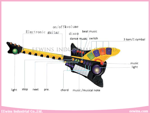 Electronic Musical Toys Guitar for Kids