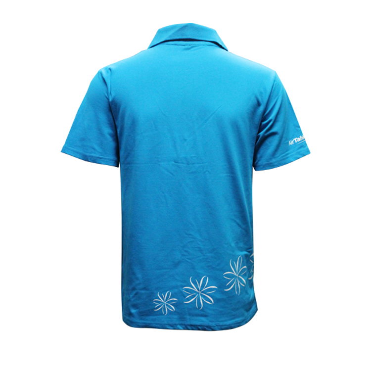 China Supplier Men's Cotton Blue Polo Shirts Knitted Garment