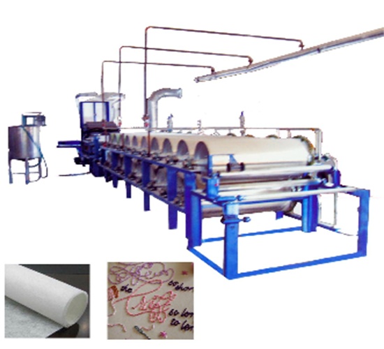 Xhb Cotton Embroidery Backing Interlining Machine