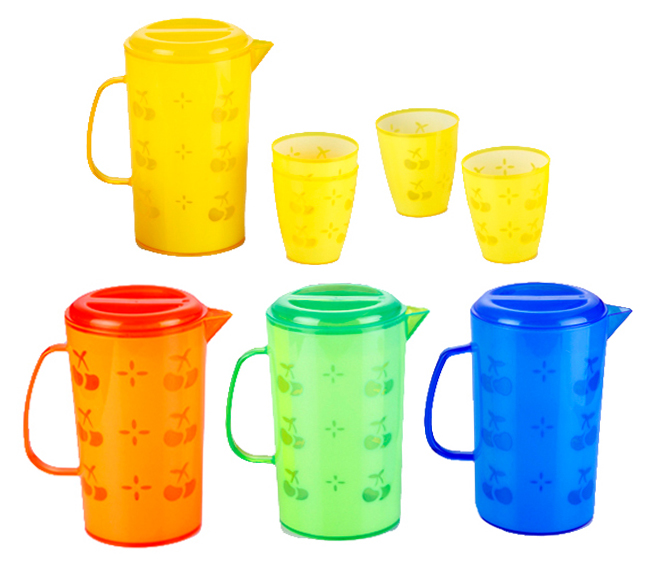 Plastic Jug and Mug Set (LFR1218)