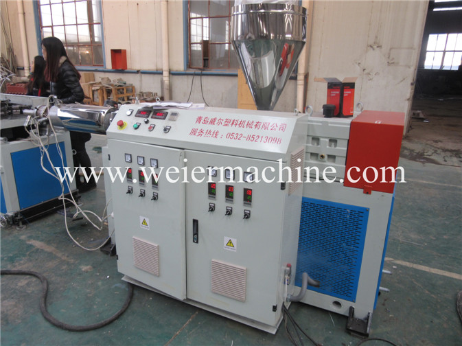 PP/PE/EVA Plastic Single Wall Corrugated Pipe Line Making Machine