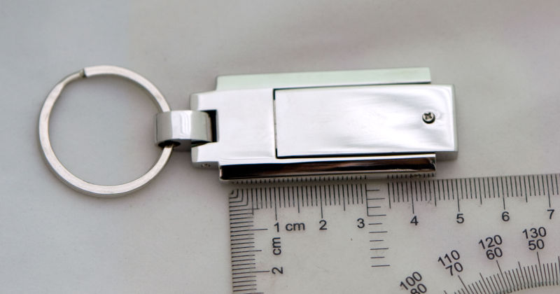 Swivel Metal Keychain USB Flash Drive Disk