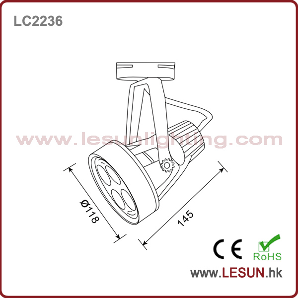 Factory Price 35W LED COB Light Track for Fashion Shop LC2236