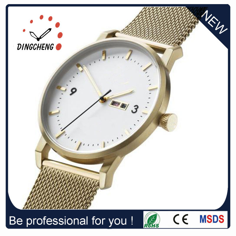 Fashion Stainless Steel Wristwatch Men Clock Watch (DC-1080)