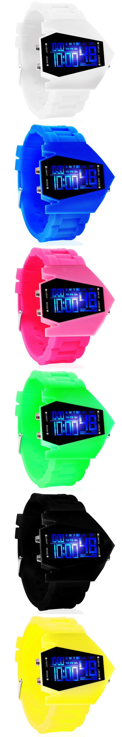 Digital LED Waterproof Sport Watch for Young People