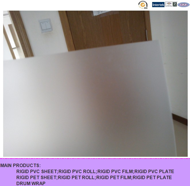 Clear Matt Rigid PVC Sheet for Printing