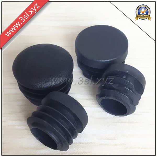 Black Plastic Round Screw Plug for Shelf (YZF-H311)