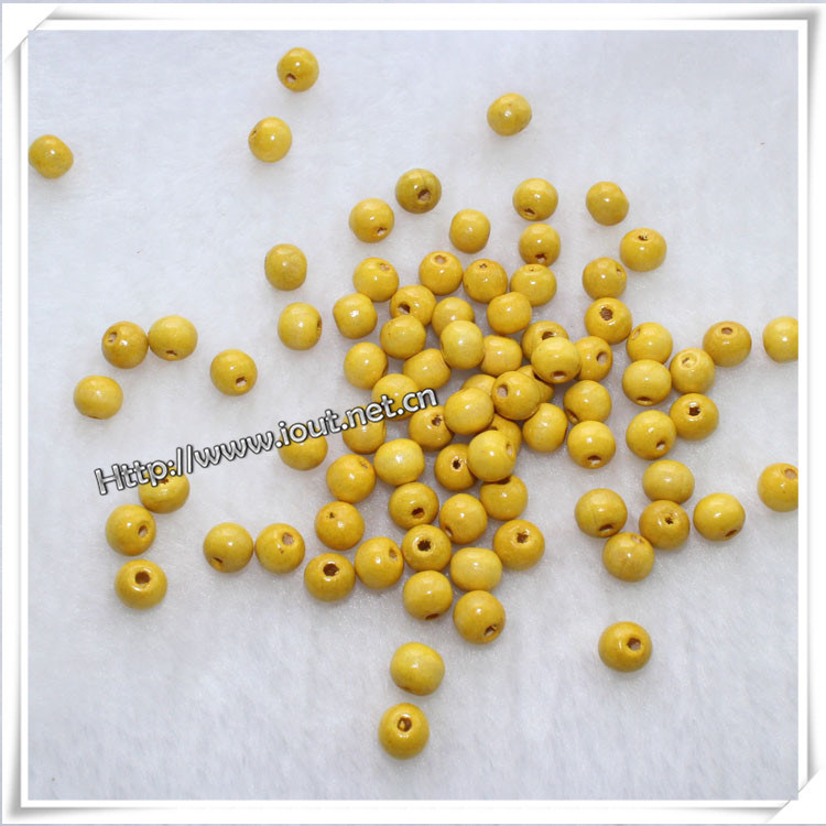 Wholesale Fashion Mixed Color Round Wooden Beads! High Quality Wooden Pendant (IO-wa060)