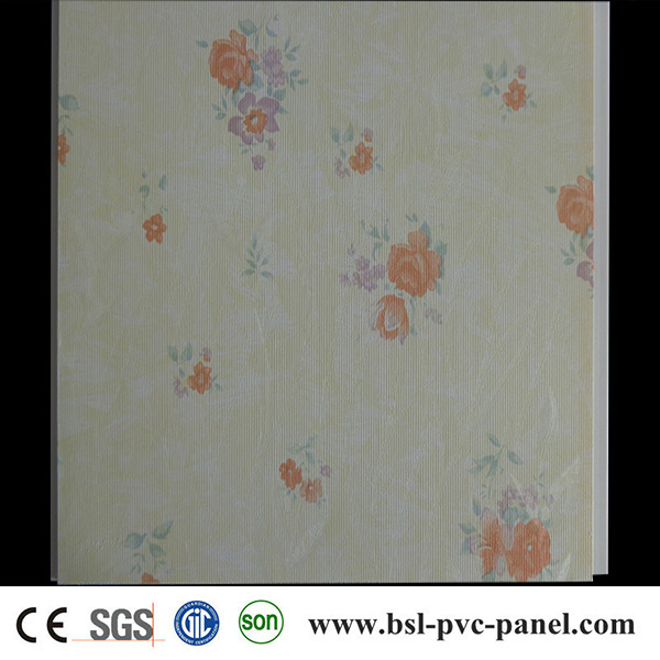 Classic 30cm Flat Laminated PVC Wall Panel 2015 in China