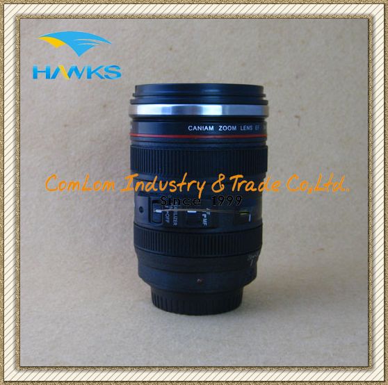 300ml Camera Lens Self Stirring Coffee Mug (Comlom)