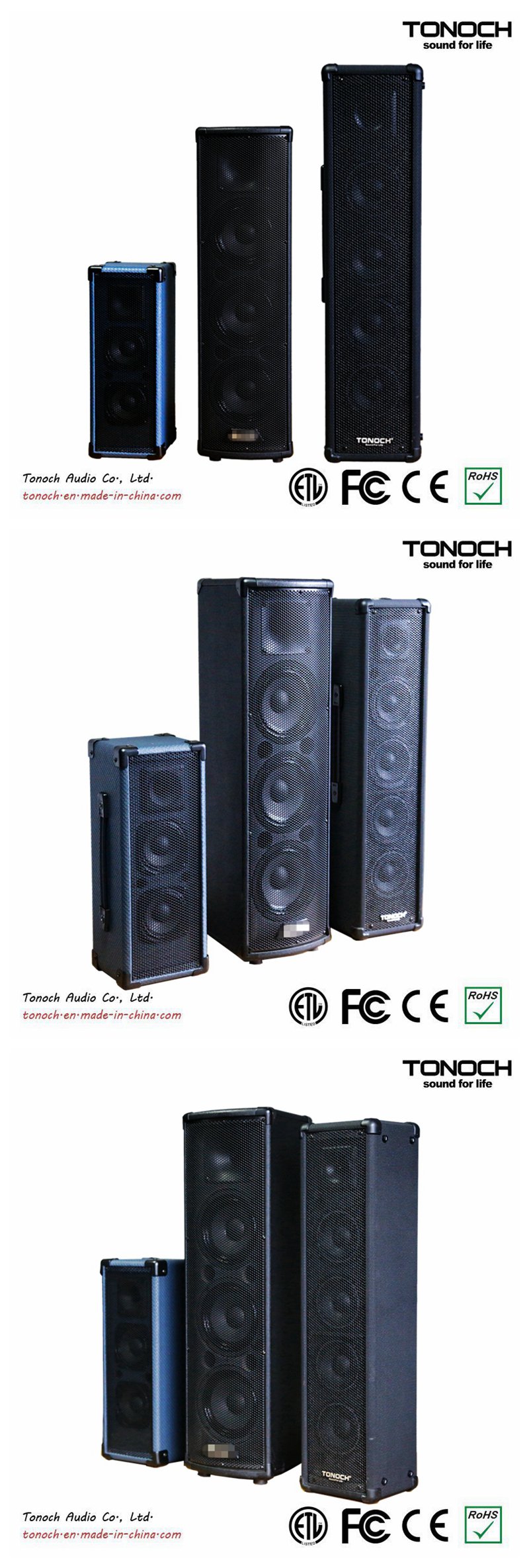 New Products! Popular Column PA Speaker for Model Tr Series