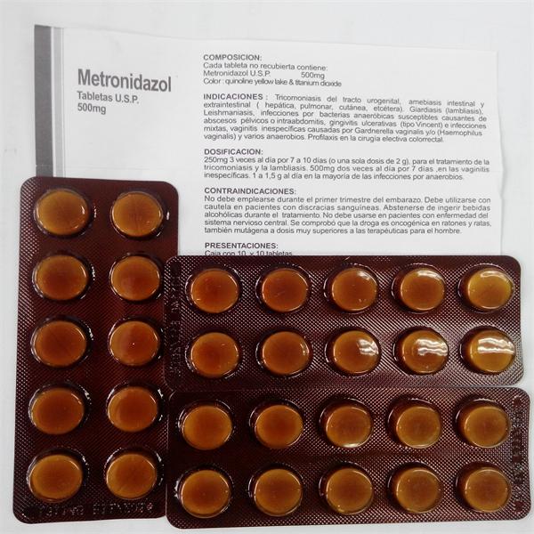 500mg Pharmaceutical Tablets-Metronidazole