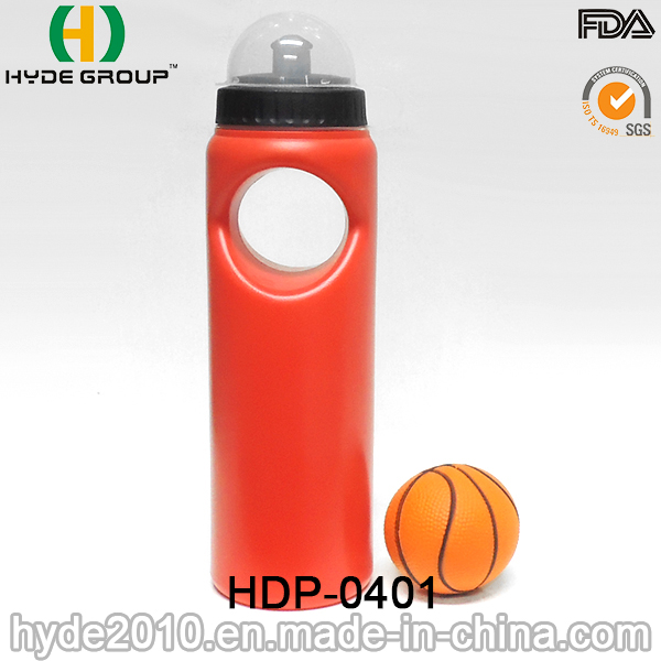 Popular BPA Free Plastic Outdoor Water Bottle, PE Plastic Sport Water Bottle (HDP-0401)