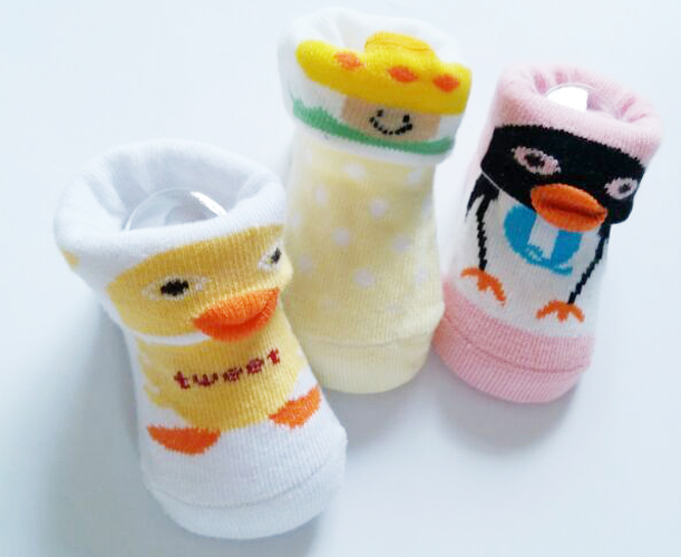 China Socks Factory Cotton Fancy and Lovely 3D Animal Baby Custom Design Toddler Socks