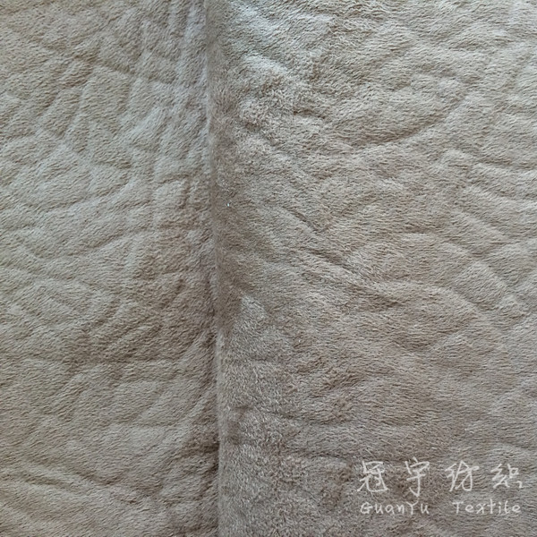 Home Textile Suede Polyester Elephant Skin Fabric for Sofa