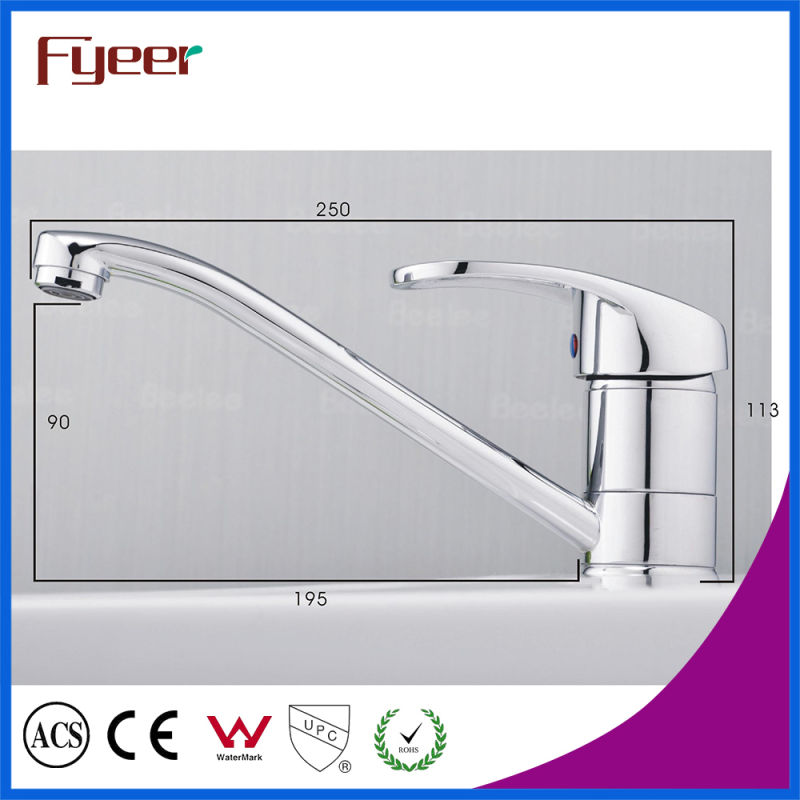 Fyeer Cheap Long Spout Kitchen Sink Faucet (QH18002)