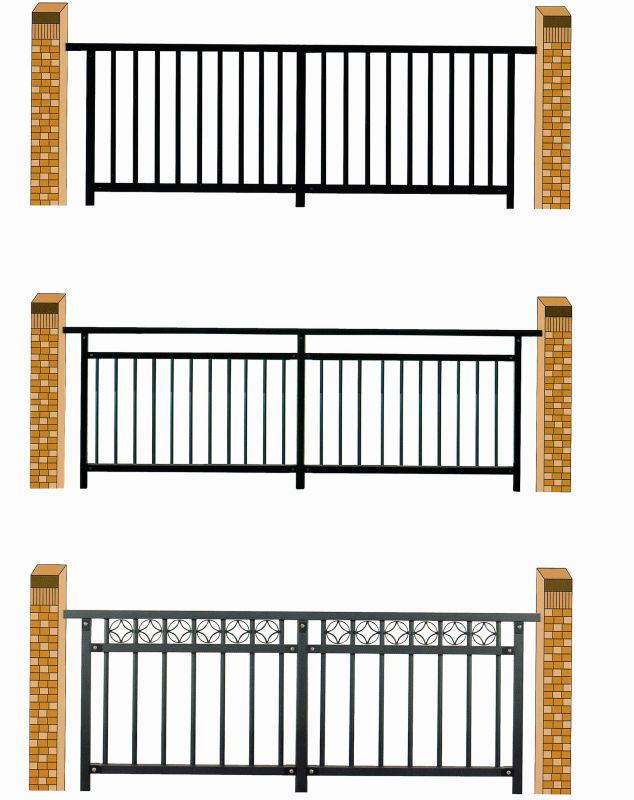 Assembled Powder Coating Aluminum Balcony Railing